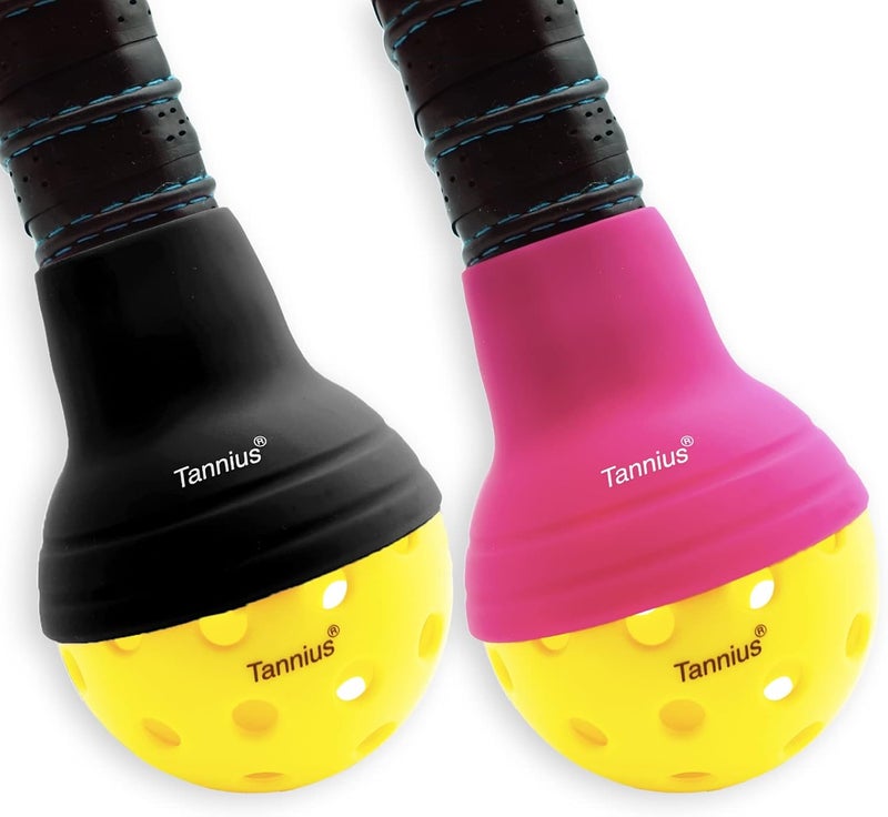 Tannius Pickleball Ball Retriever 2 Pack, Picks Up Easily Without Bending Down, Protects Your Back, Fits Any Standard Paddles, Elastic and Durable, Best Gift - Image 1